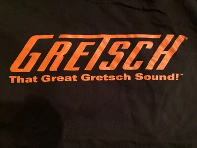 RARE Vintage Gretsch Guitar T-Shirt - That Great Gretsch Sound! - Medium - NEW - Image 1 of 4