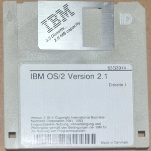 IBM OS/2 2.1 Vollversion Deutsch / Disk 1-21 / Rar für Retro-PCs - Bild 1 von 1