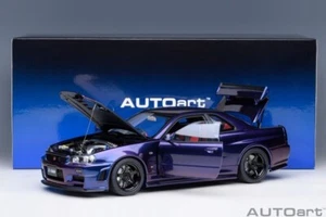 Nissan Skyline GT-R R34 NISMO Z-Tune 2005 - Midnight purple - AUTOart 1:18 1/18 - Picture 1 of 9