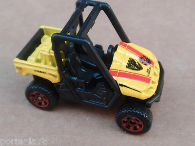 Yamaha Rhino 2012 Matchbox '09 amarillo de paquete de 5 cepillo rescate de bomberos suelto  Foto 1 de 4