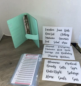 Budget Binder Cash Envelopes for Budgeting Money Organizer for Cash - Picture 1 of 5