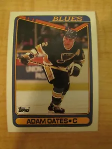 1990-91 Topps Hockey Adam Oates #149 HOF St. Louis Blues - Picture 1 of 2