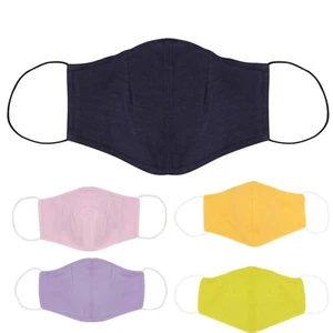 Chocho 2 pz maschera viso con filo naso e protezione cotone riutilizzabile lavabile - Foto 1 di 7