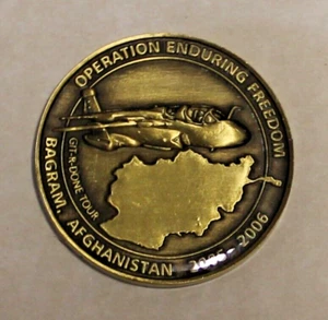 Electronic Attack Squadron VAQ-134 Bagram Afghanistan 05-06 Navy Challenge Coin - Picture 1 of 4