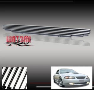 99-04 FORD MUSTANG HOOD SCOOP BILLET GRILLE GRILL INSERT 00 01 02 03 - Picture 1 of 1