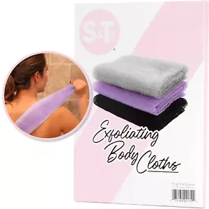 Back Scrubber for Shower, Exfoliating Body Scrubber or Bath Exfoliating Towel fo - Picture 1 of 12