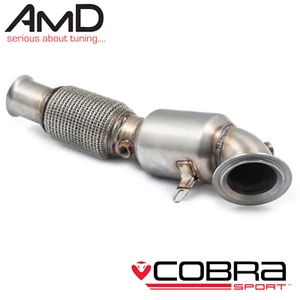 Cobra Sport Fiesta ST MK8 Downpipe Sport Cat FD133 200 Cell Sports Cat 2018 on - Picture 1 of 4