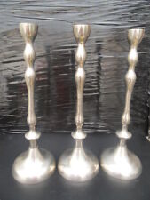 1 lampe Bougeoir chandelier candlestick fonte aluminium poli deco lof modernisme