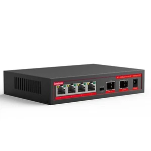 6 Ports 2.5g Unmanaged Network Switch4x2.5g Baset Ports2x10g Sfp60gbps Ethernet - Picture 1 of 10