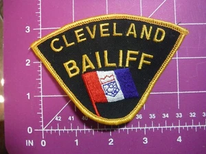 Cleveland Ohio Police Bailiff Patch - Vintage - Bild 1 von 2