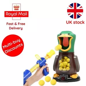 πBIG Hungry Shooting Duck Toy β Fun Air-Powered Gun Game π - Picture 1 of 18