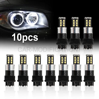 10x 3157 Bombillas LED Luz de circulación diurna Bombilla de señal de giro para Chevrolet Suburban Foto 1 de 4