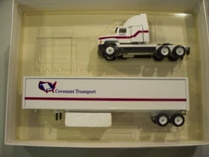 COVENANT TRANSPORT FREIGHTLINER TRATTORE RIMORCHIO PRESSOFUSO WINROSS - Foto 1 di 1