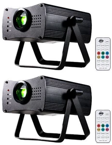(2) American DJ ANI MOTION 20W Red/Green Compact Laser Effect Lights+Remotes - Picture 1 of 9
