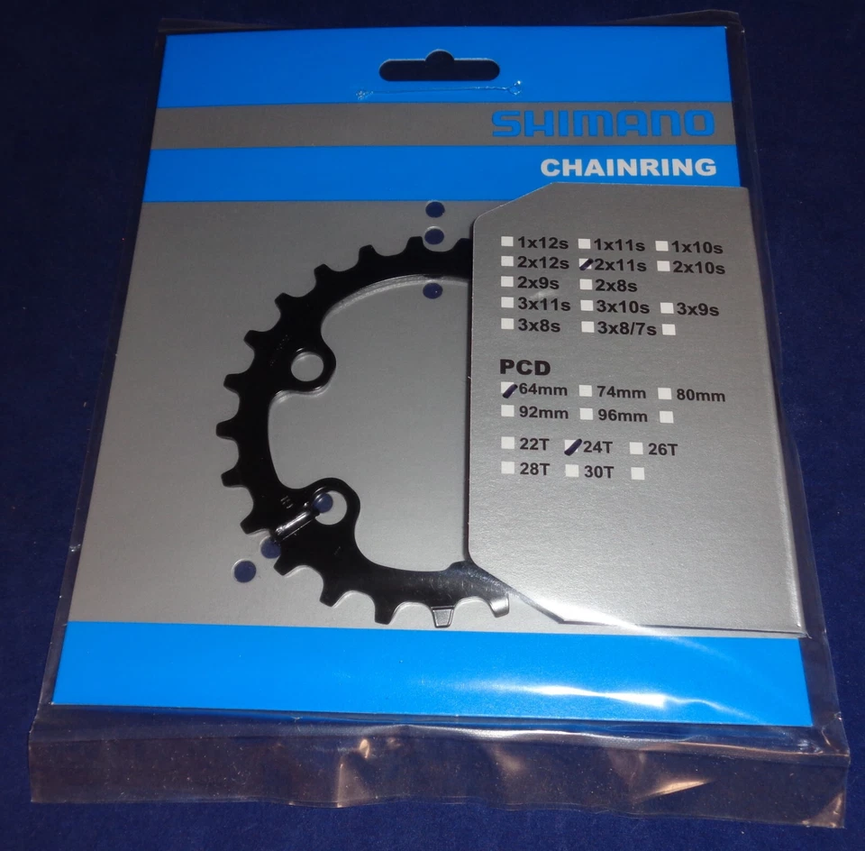 Shimano FC-M7000 SLX 2x11 Front Chainrings 24t 26t 28t 34t 36t 38t - Image 1 of 4