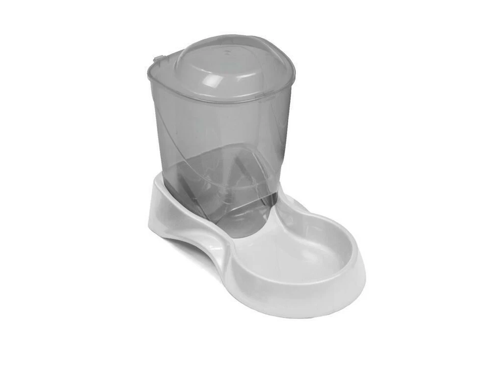 Alimentador automático para mascotas 3 lb. Capacidad para perro de tamaño mediano con bisagra tapa extraíble Foto 1 de 1