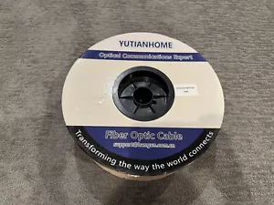 1000ft/300m Industrial TPU OM3 Fiber LC to LC Outdoor Armored Fiber Patch Cable - Picture 1 of 4