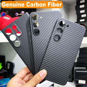 Funda de fibra de carbono aramida real Samsung S23 Ultra/S23/S23+ anti-caída ultra delgada - Imagen 1 de 11