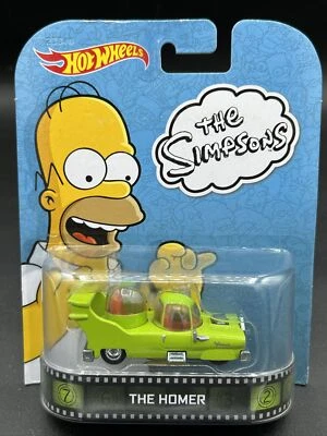 Hot Wheels Retro Entertainment 2014 Los Simpson Homer Green Real Riders Foto 1 de 3