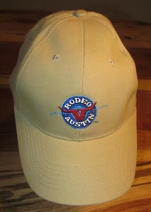 Austin Texas Rodeo Mens Baseball Cap, Hat, Beige, Strapback, NEW - Picture 1 of 6