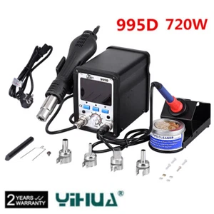 Uten 995D Digital Lötkolben Lötstation regelbar Feinlötkolben Entlötpumpe 720W - Bild 1 von 12