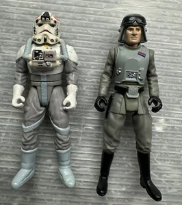 STAR WARS POTF General Veers & AT-AT Driver Exclusive FIGURE LOT Kenner 1997 - Picture 1 of 15