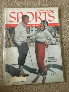 FM7-41 December 19, 1955 Skiing Stowe U.S. Skiing Report SPORTS ILLUSTRATED - Picture 1 of 1