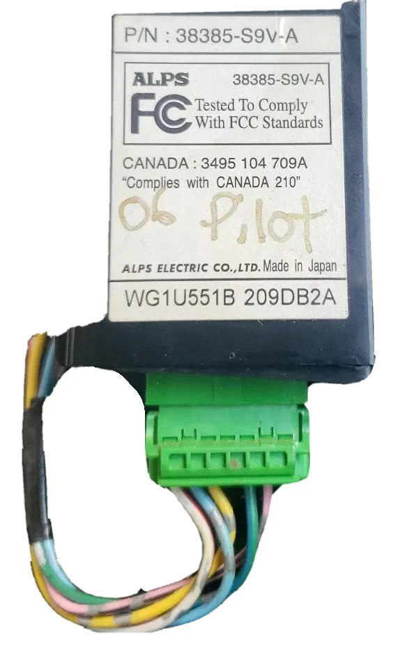 Honda Pilot 2003-2008 bloqueo antirrobo/módulo de entrada sin llave 38385-S9V-A01 OEM Foto 1 de 1