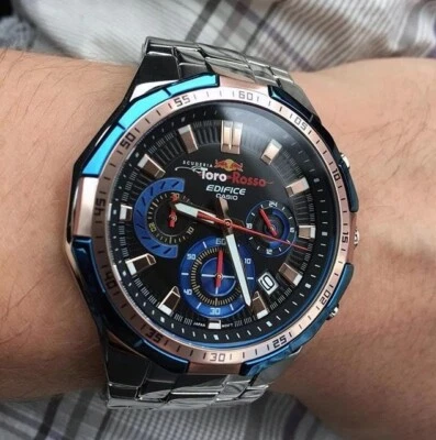 NEW Casio Edifice Scuderia Toro Rosso Limited Edition Sport Watch EFR-554TR-2A - Image 1 of 4