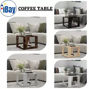 Coffee Table Sofa Side End Table Living Room Furniture Engineered Wood Vidaxl Uk - Picture 1 of 29