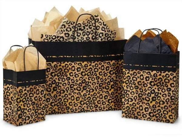 Bolsa de Papel Regalo Fiesta Diseño LEOPARDO SAFARI SOLO Elige Talla (CIERRE) Foto 1 de 1