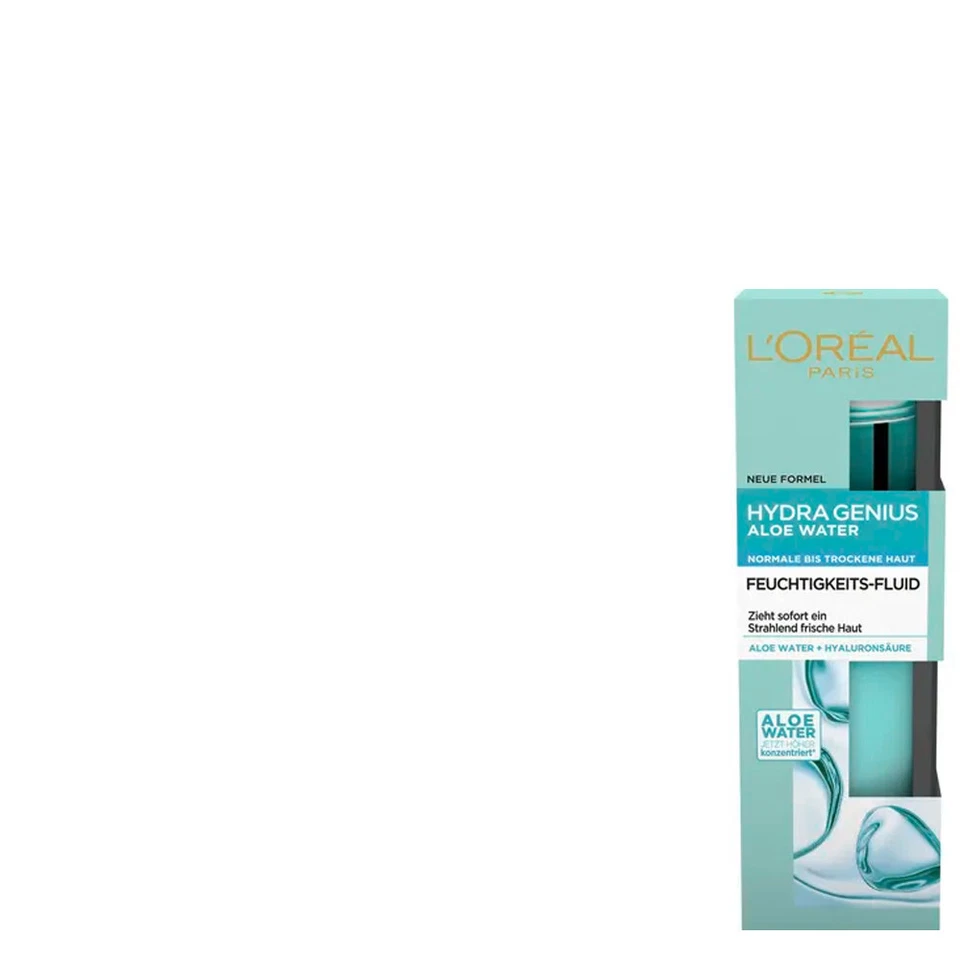 Loreal Hydra Genius Aloe Water Feuchtigkeits-Fluid Normale - Trockene  Haut - Bild 1 von 1