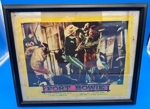 1958 Fort Bowie Movie Lobby Card Framed Cowboy Western FRAMED 15x12  Card-B - Picture 1 of 7