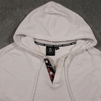 Sudadera con Capucha Deportiva Barstool Pullover Para Hombre Grande Blanca Algodón Pima Foto 1 de 4