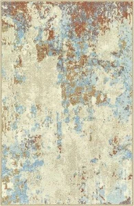 New- Southwestern Stone Distressed Abstract Kitchen Rugs Non Skid Was - Picture 1 of 6