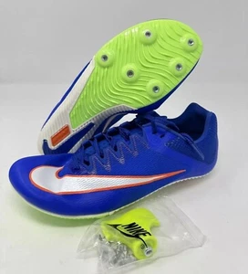 Men's Nike Zoom Rival Sprinter Track Spikes Racer Blue/Lime DC8753-401 Size 11 - Picture 1 of 5