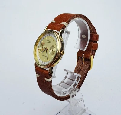 男式日本复古 1990 多用途手表 Citizen "Elegance" 6355-G30003 — 第 1/4 张图片