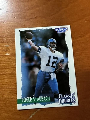 1997 Kenner Starting Lineup Classic Doubles #12 Roger Staubach - Dallas Cowboys - Image 1 of 2
