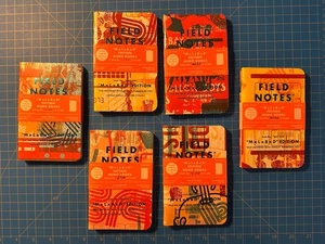 Field Notes MxLxBxD • (5) SEALED 3-Packs DDC-054 / MONDO LANDLAND BURLESQUE DDC - Picture 1 of 4