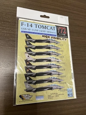 1/72 DXM Decals #7142 F-14 Tomcat USN VF-11/14/103 - Image 1 of 2