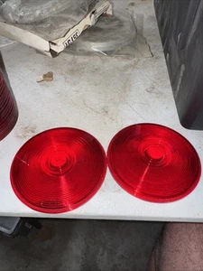 DO-RAY SAE/STI-69 36 RED TAIL LENS LIGHT COVER (2 PC) SET New Old Stock Free S&H - Bild 1 von 4