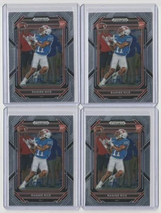 Lotto carte rookie base Rashee Rice 2023 Panini Prizm Draft Picks / Chiefs - Foto 1 di 1