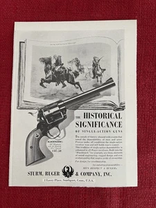 Vintage 1961 Print Ad Ruger Blackhawk .357 Magnum Werbung - Bild 1 von 3