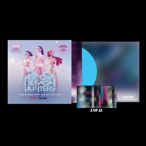 K-POP KPOP DEMON HUNTERS Netflix Soundtrack OST Blue Vinyl - Picture 1 of 1