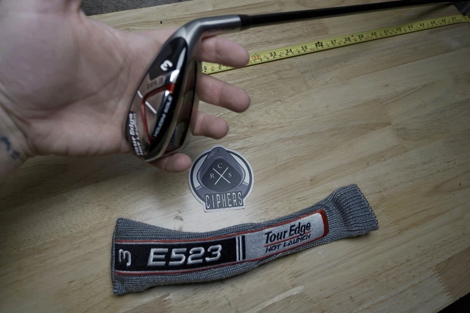 Tour Edge Hot Launch E523 Iron-Wood Single 3 Iron RH Graphite Shaft/JumboMax/39" - Image 1 of 4