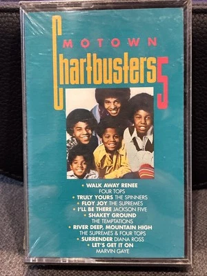 Rare Motown Chartbusters Volume 5 , Cassette Tape New Sealed 1990 - Image 1 of 4