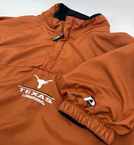 VNTG Y2K Pro Player Reversible Texas Longhorns Full Zip Fleece Windbreaker 2XL - Picture 1 of 10