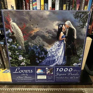 Nene Thomas ‘Lovers’ Fantasy Angel Fairy Y2K Brand New SunsOut 1000pc Puzzle - Picture 1 of 2