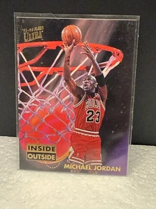 Michael Jordan 93/94 Fleer Ultra Inside Outside #4 OF 10 Chicago Bulls - Bild 1 von 3