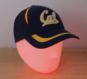 NIKE Cal Berkley Hat Blue Cap Hook Loop Adjustable - Picture 1 of 9